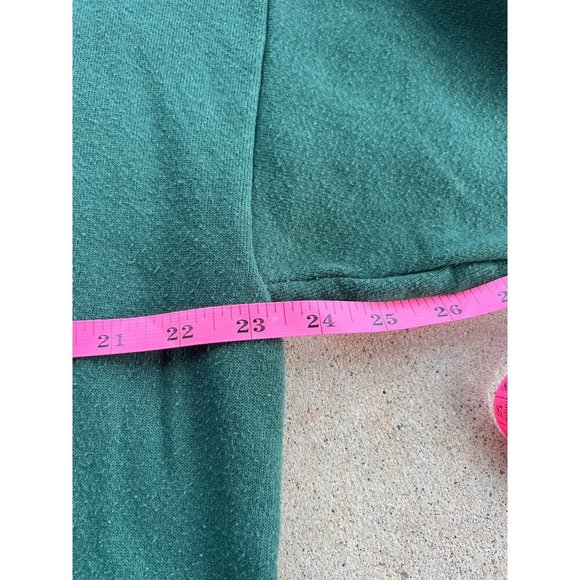 Vintage 2006 Tultex Green Santa Sweatshirt X-Large E3 - Picture 4 of 5